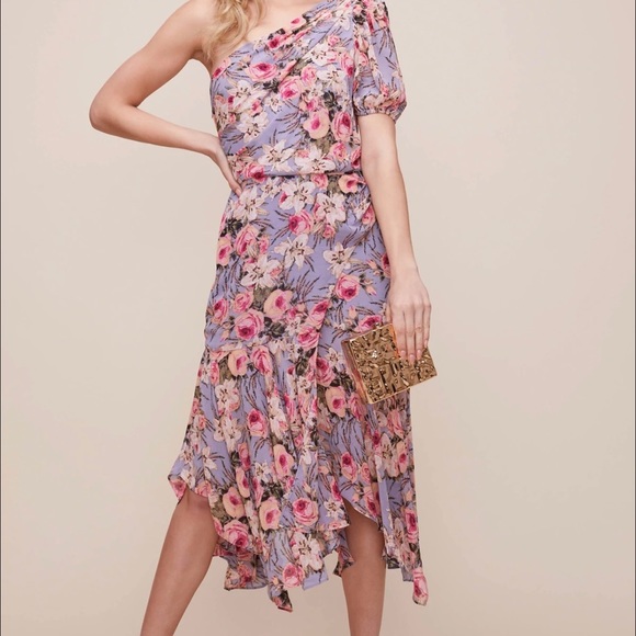 ASTR Adriana One Shoulder Floral Dress NWT - Picture 1 of 3